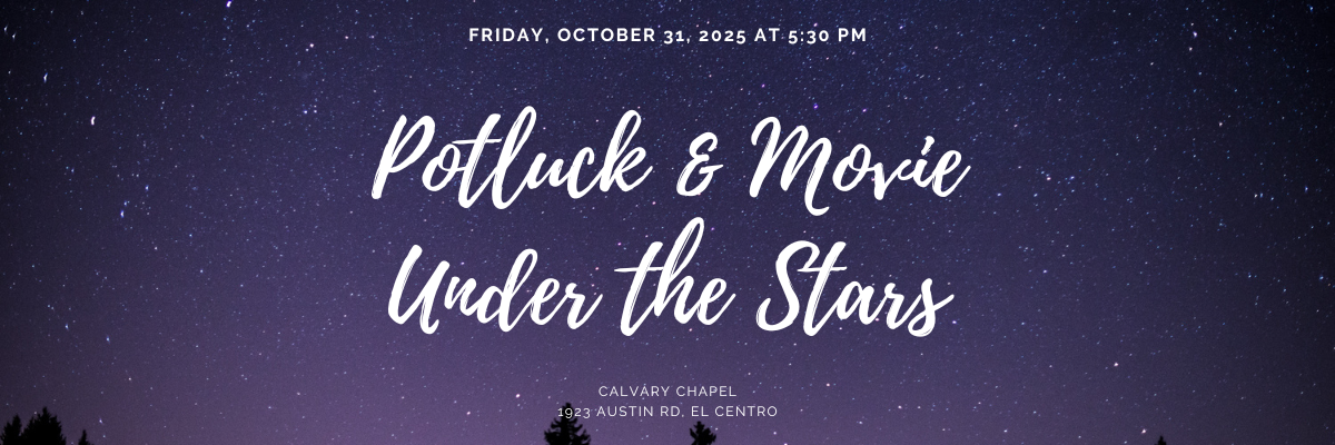 Potluck & Movie Under The Stars 2025
